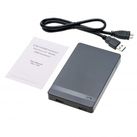 More about 2,5 "SATA zu USB 3.0 SSD / HDD-Gehaeuse 6-Gbit / s-Hochgeschwindigkeits-HDD-Gehaeuse HDD / SSD-Caddy-Schubladen-Design HDD-Gehae