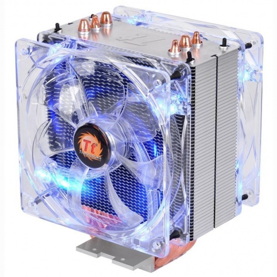 Thermaltake Contac 39, Kühler, Prozessor, 12 cm, Metallisch, Aluminium, LED