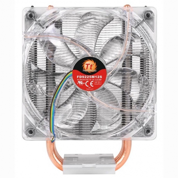 Thermaltake Contac 39, Kühler, Prozessor, 12 cm, Metallisch, Aluminium, LED