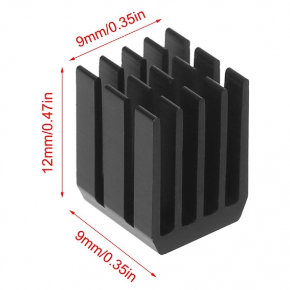 AcserGery 5 Teile/satz 9*9*12mm Aluminium Kühlkörper Chip RAM Kühler Kühlkörper Kühler