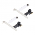 2x 2Port PCI Express zu SATA 3.0 Controllerkarte SATA III 6Gbps Erweiterung PCI-E (1X 4X 8X 16X) Karte für Windows7/8/XP/Mac/Lin