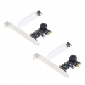 2x 2Port PCI Express zu SATA 3.0 Controllerkarte SATA III 6Gbps Erweiterung PCI-E (1X 4X 8X 16X) Karte für Windows7/8/XP/Mac/Lin