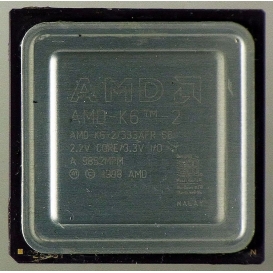 More about Vintage CPU AMD-K6-2/333AFR-66 silvercap ID12829