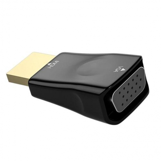 Professioneller HDMI-zu-VGA-Adapter, Plug-and-Play-Hochleistungs-1080P-Hdmi-kompatibel zu VGA-Kabel, für Projektor-Monitor-PC-Co