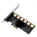 PCI-E 1 bis 6 USB-Steckplätze Riser Card Expansion Kit für PC Desktop Mac Windows 7/8/10 für Btc Miner Machine PCI-E auf PCI-E A