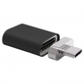 Magnetischer USB-C-Adapter USB3.1 20Pins 4K@60 Hz Videoausgang Typ-C-Anschluss für Pro/Air Weitere Typ-C-Geräte Laptop-Tablets F