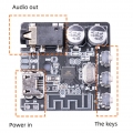 Drahtloses Bluetooth-Modul Audio-Empfangsmodul PC-Leiterplatte für 3.7V