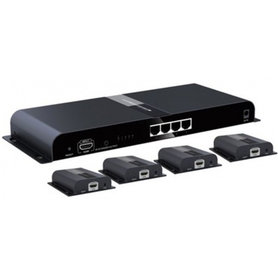 Techly HDBitT HDMI Extender/Splitter mit IR 120m