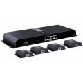 Techly HDBitT HDMI Extender/Splitter mit IR 120m