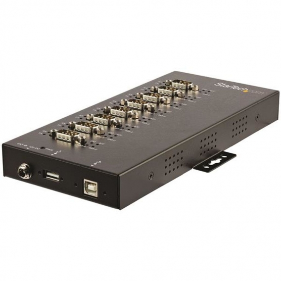 StarTech.com 8 Port industrieller USB auf RS232/ 422/ 485 Serieller Adapter - 15kv ESD Schutz - USB