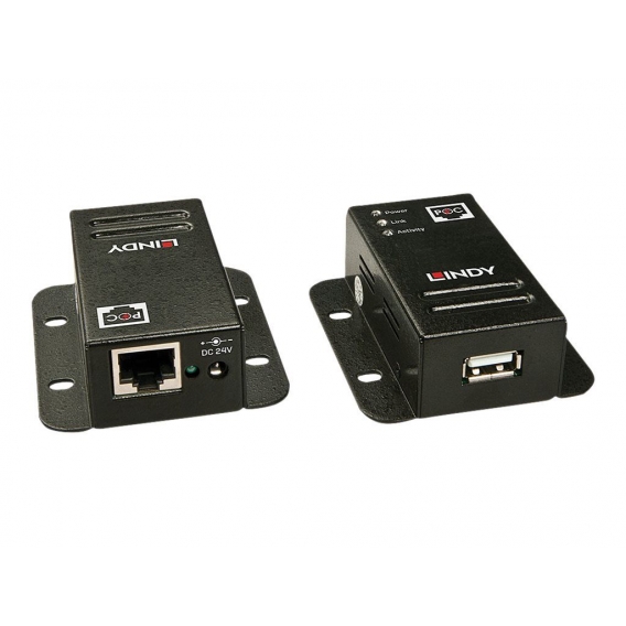 Lindy USB 2.0 Cat.5 Extender With Power Over - USB-Erweiterung - USB 2.0