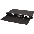 LogiLink Frontblende für 19" Spleißbox 24 Ports schwarz