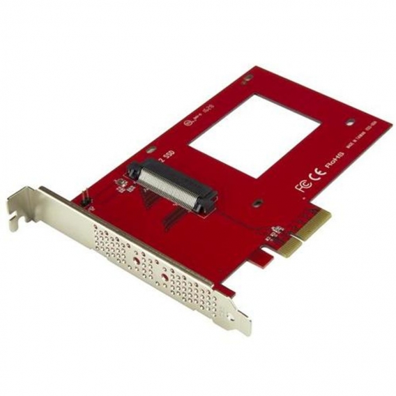 StarTech.com U.2 auf PCIe Adapter für 2,5" U.2 NVMe SSD - SFF 8639 - 4x PCI Exp