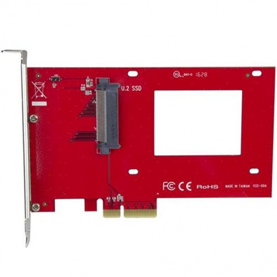 StarTech.com U.2 auf PCIe Adapter für 2,5" U.2 NVMe SSD - SFF 8639 - 4x PCI Exp