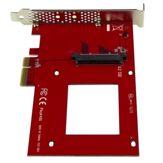 StarTech.com U.2 auf PCIe Adapter für 2,5" U.2 NVMe SSD - SFF 8639 - 4x PCI Exp