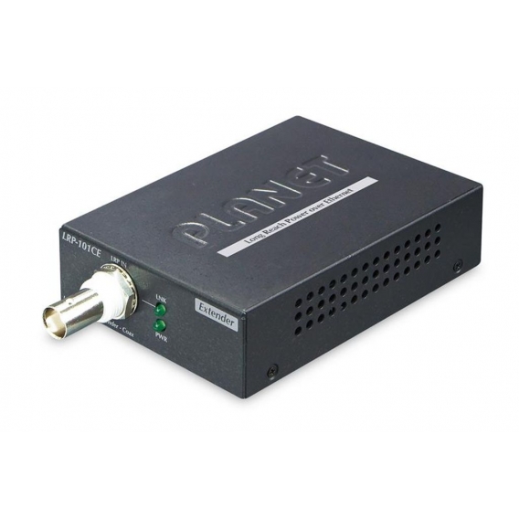 PLANET LRP-101CE PLANET 1-Port long Reach PoE over Coxial Extender IEEE 802.af/at, 30 Watts, up to 1km