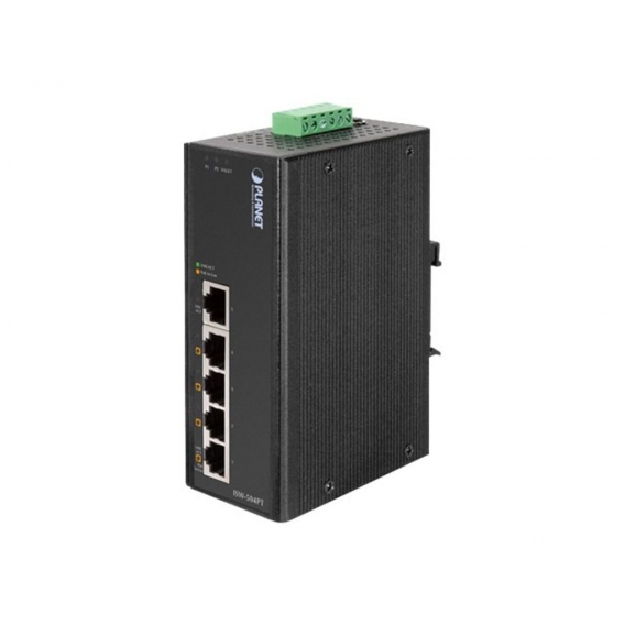 PLANET 5-Port Industrial Ethernet Switch w/ 4 PoE (-4075