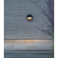 Platek Team Round robuste elegante LED-Wandleuchte 220-240Vac LED 4000K (neutralweiß) Struktur Corten