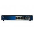 ALLNET Switch full managed 12 Port Gigabit 130W / 8 x PoE / 4 x SFP+/ 4 x LAN / Layer 3 / ALL-SG8412PM-10G