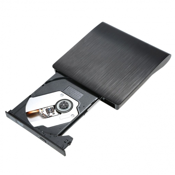 Ultra Slim Externes DVD Laufwerk DVD-ROM USB 3.0 Reader 3D Blu-Ray Player für Linux Windows Mac OS Externe DVD-Laufwerke