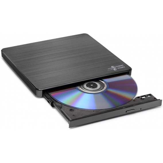 LG externer DVD/CD-Brenner, schwarz, Hitachi-LG GP50NB41 DVD-Brenner