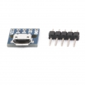 6x USB Micro B Breakout Board Ladekonvertermodul Reihenstifte