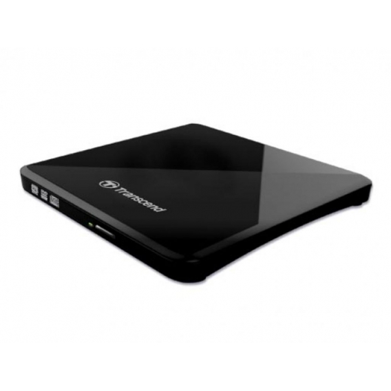 Transcend TS8XDVDS-K externer Slim DVD 8x Brenner (CD-R/RW, DVDR ( DL, RW, -RAM, 13.9mm Hhe)) schwarz