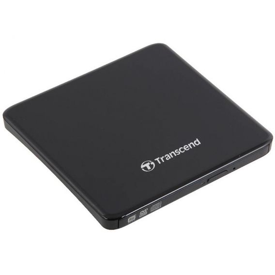 Transcend TS8XDVDS-K externer Slim DVD 8x Brenner (CD-R/RW, DVDR ( DL, RW, -RAM, 13.9mm Hhe)) schwarz