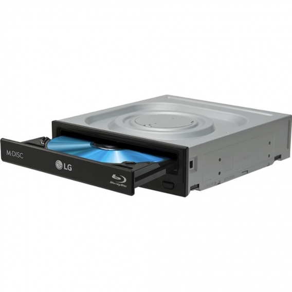 LG BH16NS55, Schwarz, Senkrecht/Horizontal, Desktop, Blu-Ray DVD Combo, SATA, BD,BD-R,BD-R DL,BD-RE,BD-RE XL,BD-ROM,CD,CD-R,CD-R