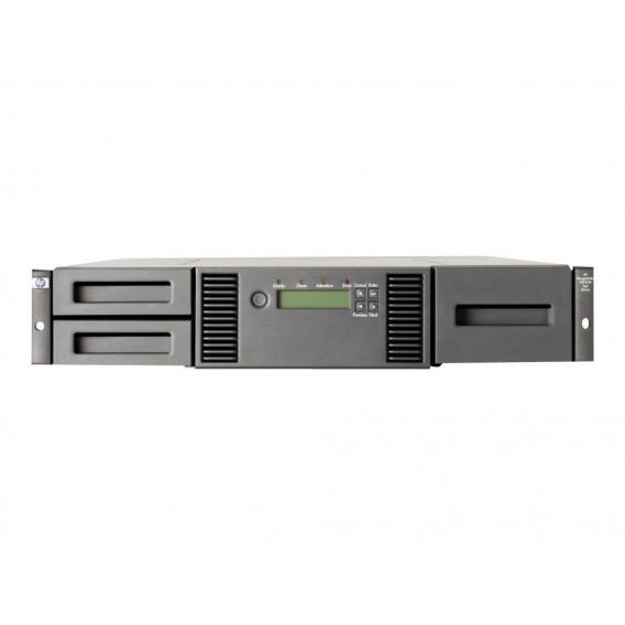 Hewlett Packard Enterprise AK379A, Tape auto loader & library, 2U, Schwarz, 100000 h, 256-bit AES, 10 - 35 °C