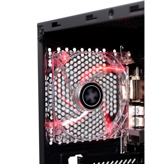 XILENCE PC- Gehäuselüfter Performance C case fan 120 mm, transparent red LED, XPF120.TR； XPF120.TR