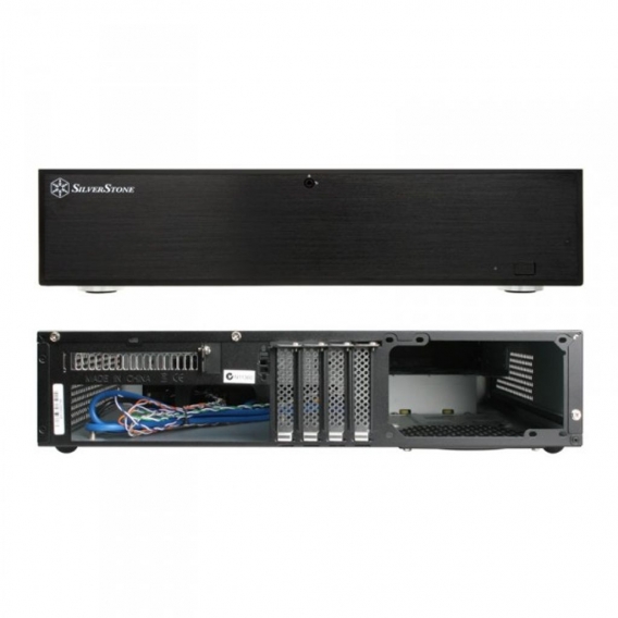 SilverStone ML04 - HTPC - PC - Metall - Schwarz - Micro ATX,Mini-DTX,Mini-ITX - Heimbüro