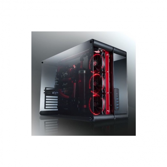 RAIJINTEK Paean - Desktop - PC - Aluminium - SPCC - Gehärtetes Glas - Schwarz - Transparent - ATX -