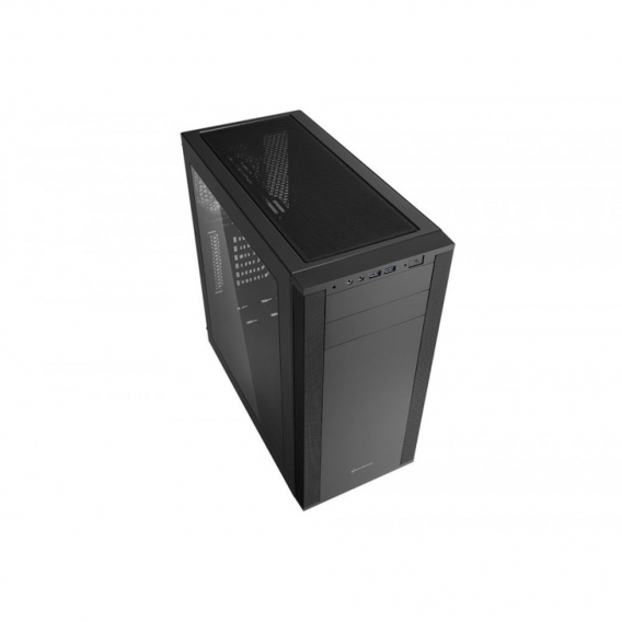 Sharkoon M25-W - Midi-Tower - PC - Acryl - Schwarz - ATX,Micro ATX,Mini-ITX - Blau