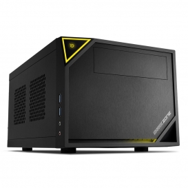 More about Sharkoon SHARK ZONE C10 - PC - Metall - Schwarz - Gelb - Mini-ITX - Gaming - 15 cm