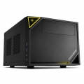 Sharkoon SHARK ZONE C10 - PC - Metall - Schwarz - Gelb - Mini-ITX - Gaming - 15 cm