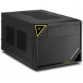 Sharkoon SHARK ZONE C10 - PC - Metall - Schwarz - Gelb - Mini-ITX - Gaming - 15 cm