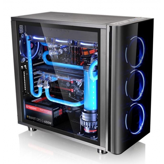 Thermaltake View 31 TG - Midi-Tower - PC - SPCC - Gehärtetes Glas - Schwarz - ATX,Micro ATX,Mini-ITX - Gaming