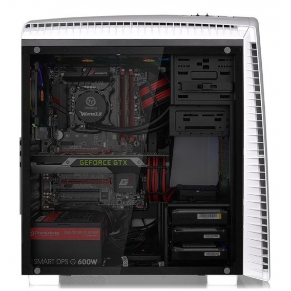 Thermaltake Versa 27 - Midi-Tower - PC - SPCC - Schwarz - Weiß - ATX,Micro ATX,Mini-ITX - Gaming