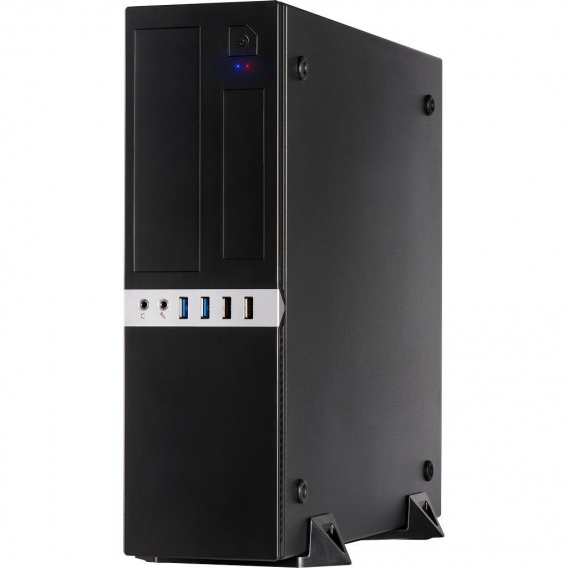 Inter-Tech IT-503 - Mini-Tower - PC - Metall - Schwarz - Mini-ITX,uATX - Heimbüro