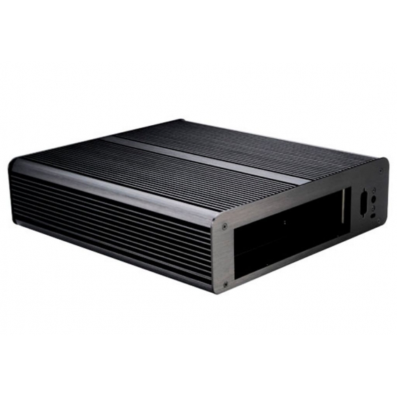 Akasa Euler M Fanless Mini-ITX Gehäuse, OEM - schwarz