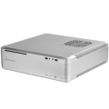 Silverstone SST-FTZ01S Fortress Mini-ITX Gehäuse - silber