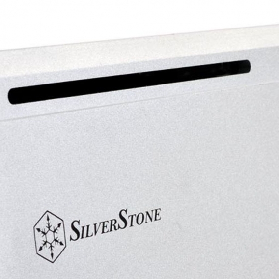 Silverstone SST-FTZ01S Fortress Mini-ITX Gehäuse - silber