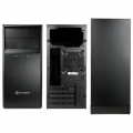 SilverStone PS09B - Midi-Tower - PC - Kunststoff - Stahl - Schwarz - Micro ATX,Mini-ITX - 21 cm