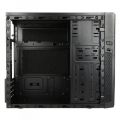 SilverStone PS09B - Midi-Tower - PC - Kunststoff - Stahl - Schwarz - Micro ATX,Mini-ITX - 21 cm