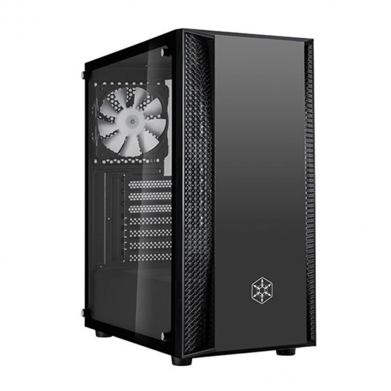 SilverStone FARA B1 RGB - Tower - PC - Kunststoff - Stahl - Gehärtetes Glas - Schwarz - ATX - micro