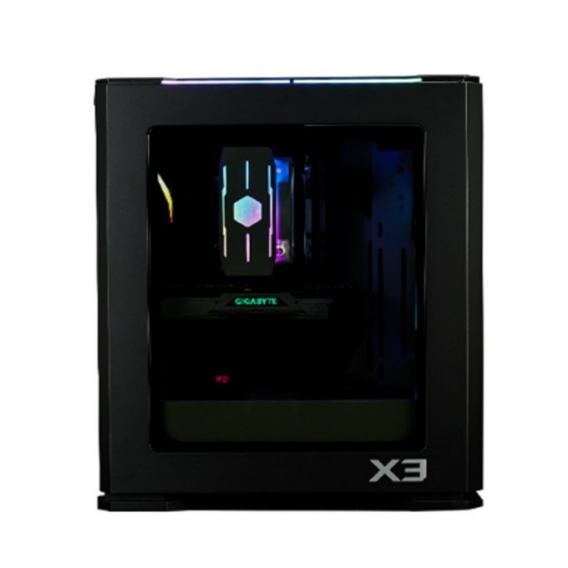 Zalman X3 BLACK - Midi Tower - PC - Stahl - Schwarz - ATX,Micro ATX,Mini-ITX - Rot/Grün/Blau