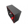 NZXT H710 - Midi ATX Tower - PC - SGCC - Stahl - Gehärtetes Glas - Schwarz - Rot - ATX,EATX,Micro ATX,Mini-ATX - 18,5 cm