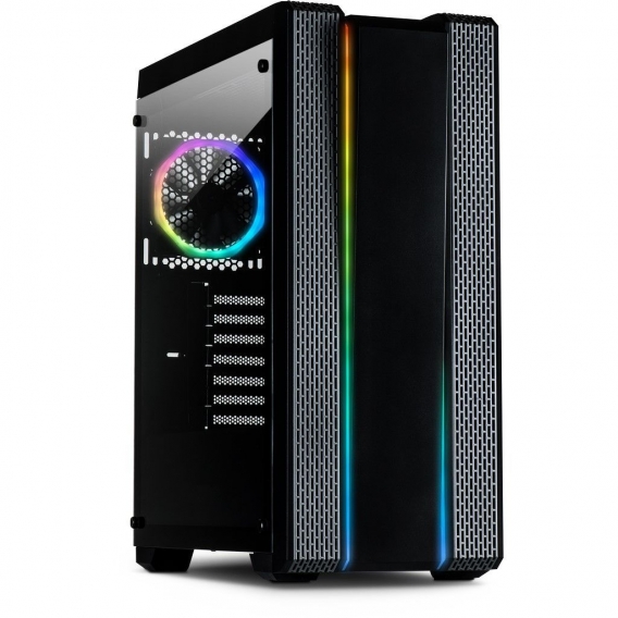 Inter-Tech S-3901 Impulse - Tower - PC - Schwarz - ATX,ITX,Micro ATX - Gaming - Multi