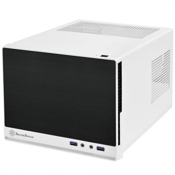 SilverStone SUGO SG13WB-Q Mini Tower ITX Gehäuse USB3.0 Weiss